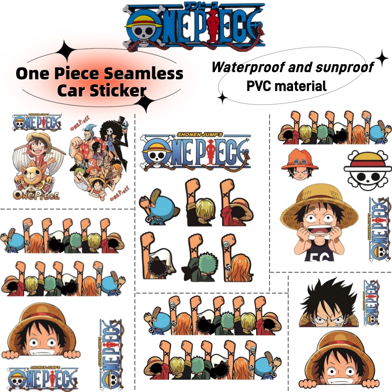 Car Accessories Sticker - Autocollant pour voiture électrique One Piece,