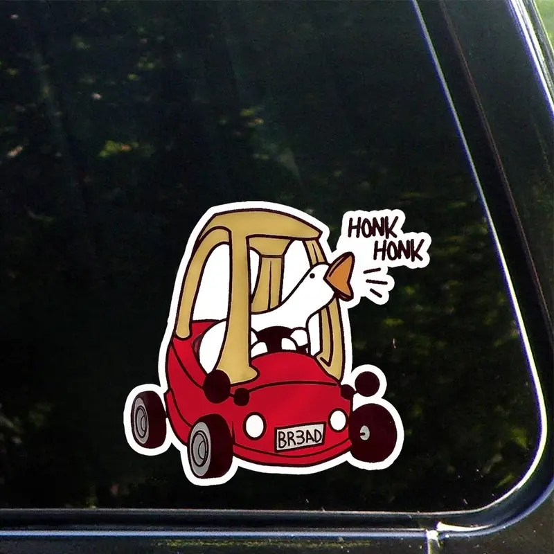 Car Accessories Gift Ideas - Autocollant en vinyle drôle de Honk