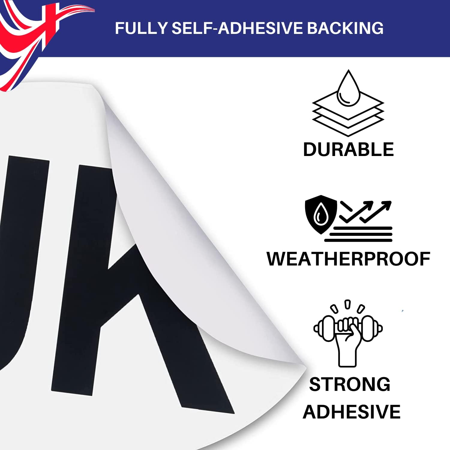Car Accessories Uk - Autocollants réfléchissants pour voiture (Royaume-Uni), adaptateur