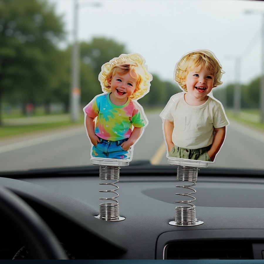 Car Accessories Etsy - Ornement photo personnalisé en acrylique |