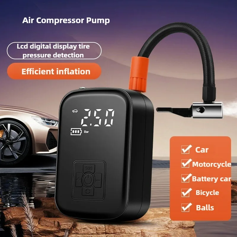 Car Portable Tire Inflator - Pompe de gonflage de pneu électrique