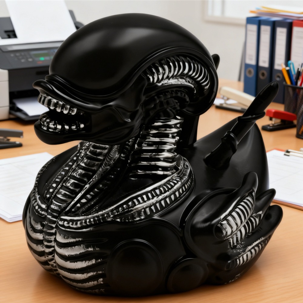 Car Accessories Gift Ideas - Statue de canard extraterrestre en résine,