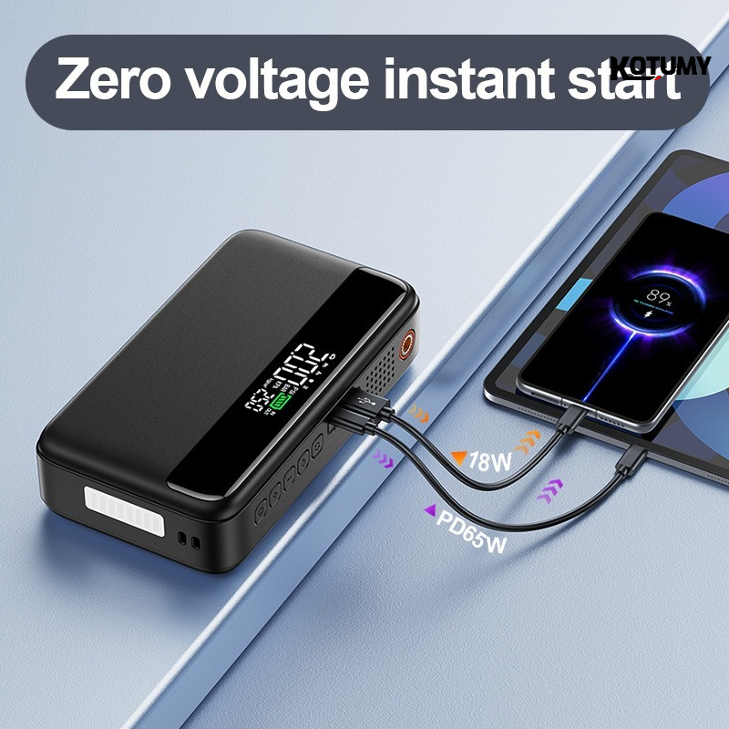 Démarreur de voiture multifonc - Car Portable Tire Inflator avis et prix