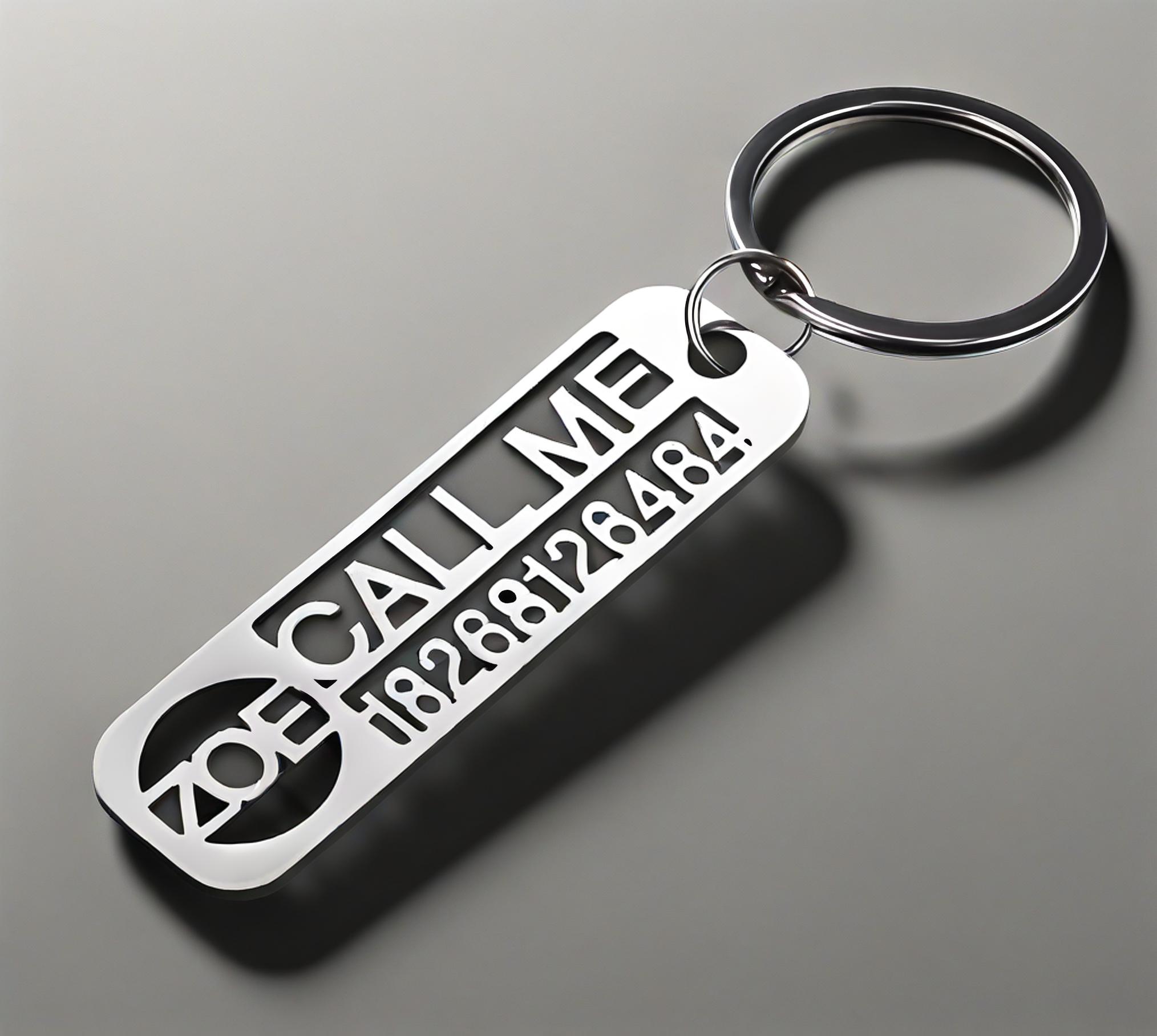 Porte-clés personnalisé avec n - Car Accessories Name avis et prix