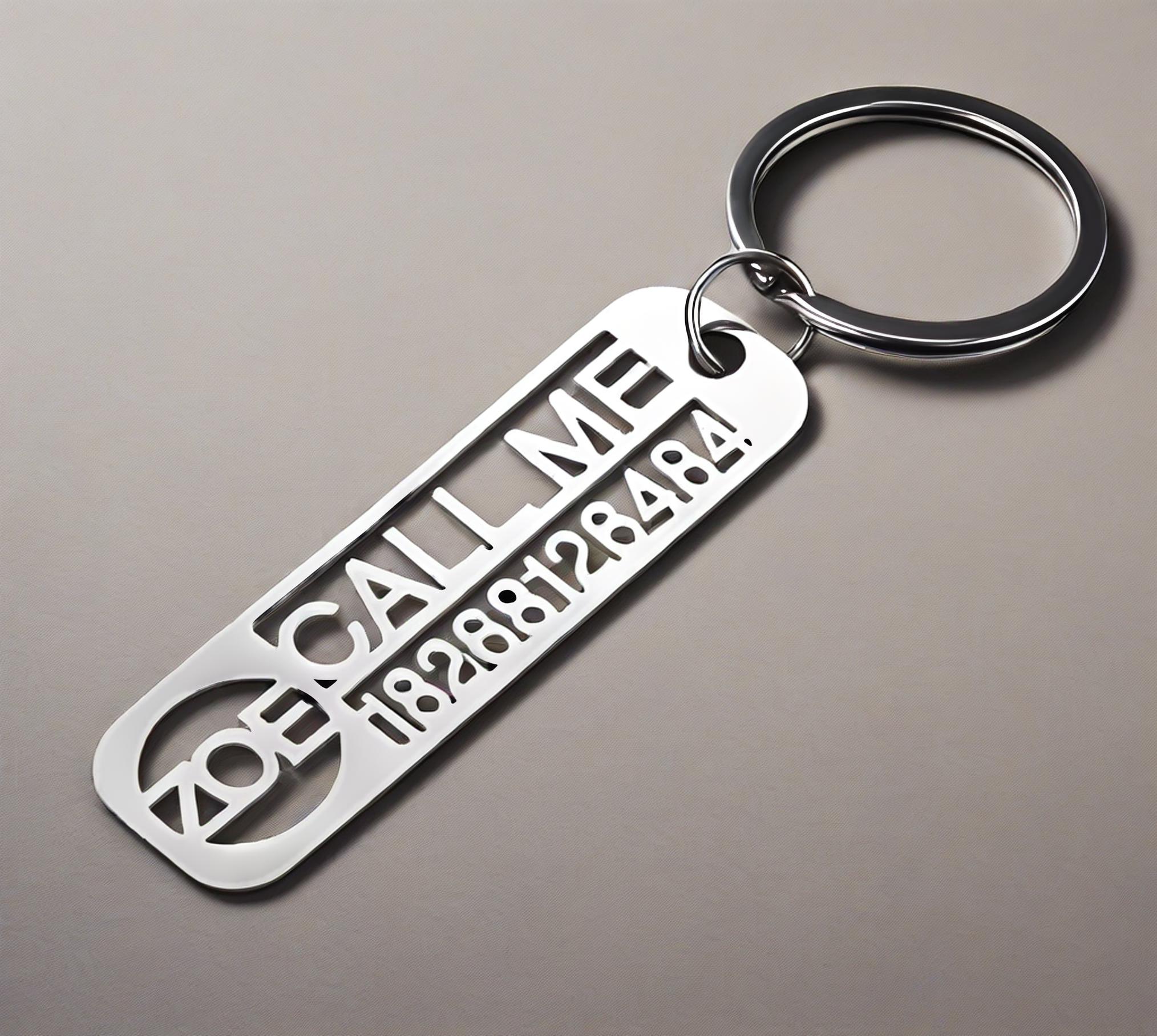 Porte-clés personnalisé avec n - Car Accessories Name avis et prix