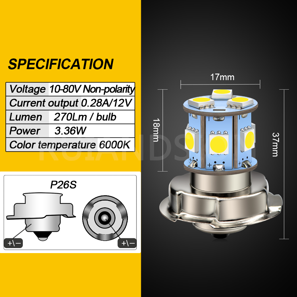RUIANDSION 4 pièces P26S Phare - Car Accessories Xcent avis et prix