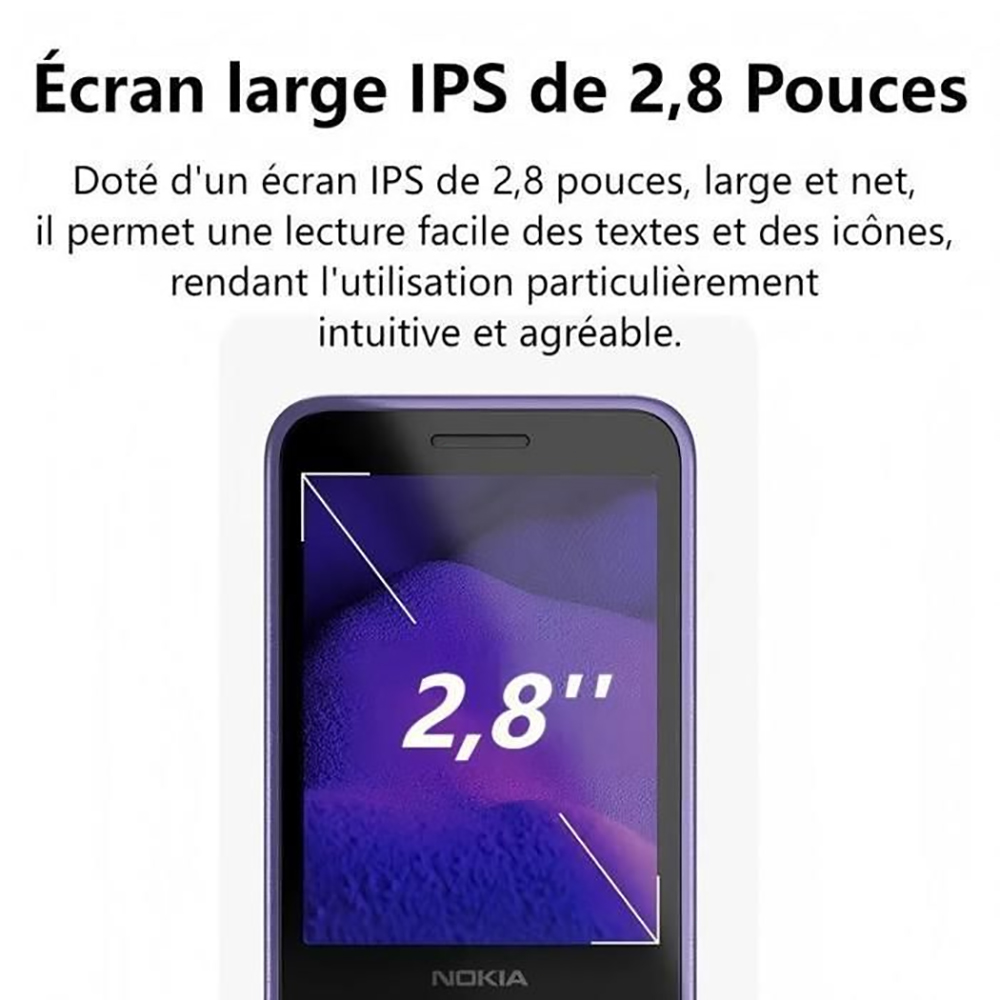 Téléphone de secours Nokia 235 - Fm Transmitter avis et prix