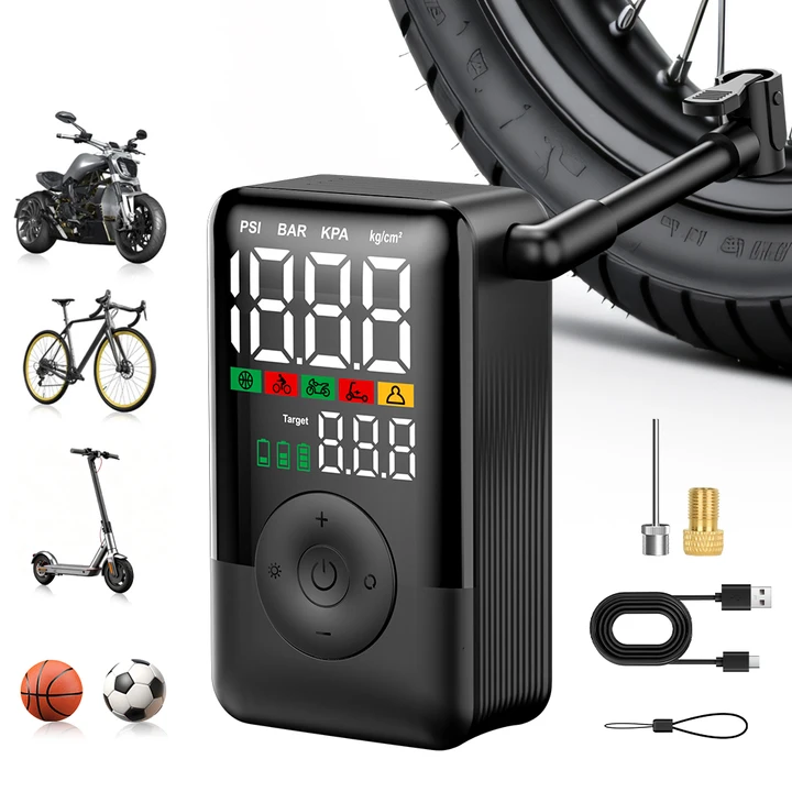 Compresseur d'air numérique po - Car Portable Tire Inflator avis et prix