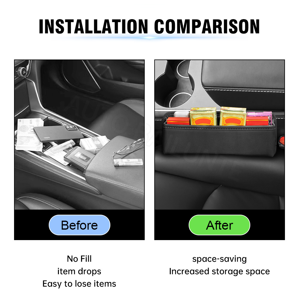 Boîte de rangement en cuir pou - Car Accessories Honda Crv avis et prix