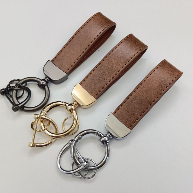 Porte-clés en cuir décoloré av - Car Accessories Name avis et prix