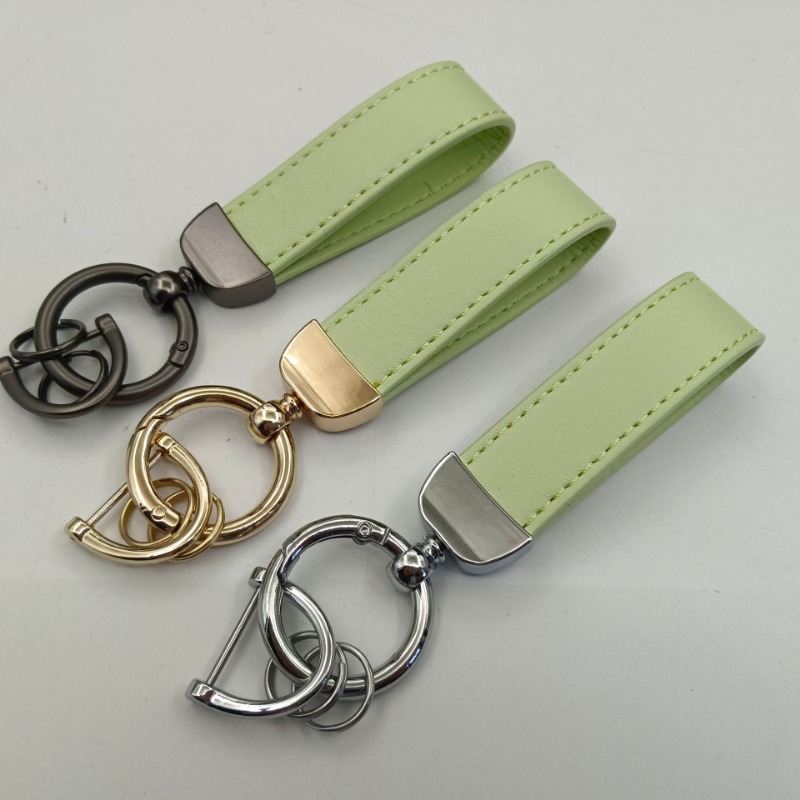 Porte-clés en cuir décoloré av - Car Accessories Name avis et prix